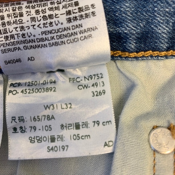 Men's 501 Levi's High Rise Mom Jeans - Picture 7 of 8